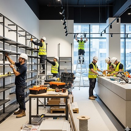 clean and minimalist design featuring rectangles with a white background